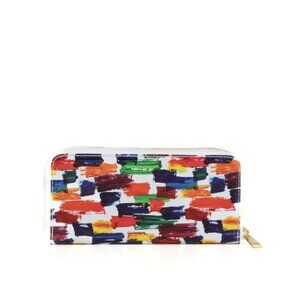Gianni Conti Multicolor Zip Leather Wallet